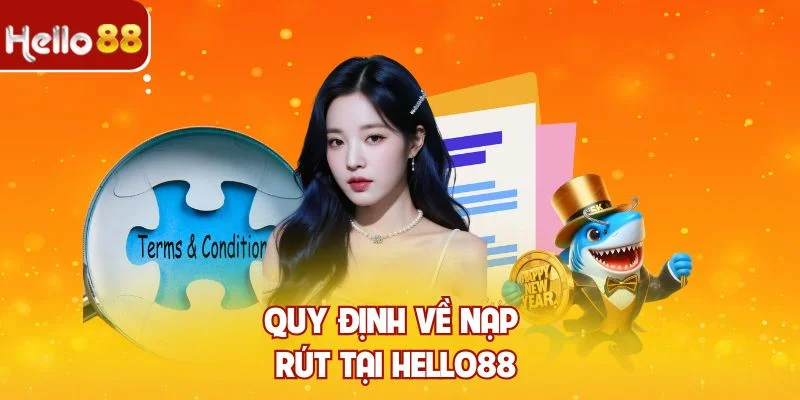 Quy định về nạp rút tại Hello88